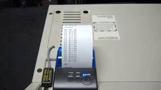 Thermal Printer Demo for Midmark M9M11 SterilizerAutoclave [upl. by Titus264]