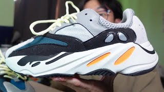 Yeezy 700 Waverunner from DHGate  Review  On Foot [upl. by Sandeep]