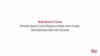 Leica Cyclone Leica Pegasus mobile data import [upl. by Randy]