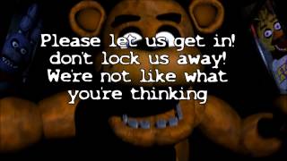 Five Nights at Freddys  Lyrics Full HD [upl. by Hgieleak]