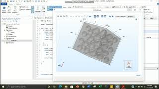 Nano Composite Geometry Using COMSOL Multi physics [upl. by Ecitnerp]