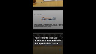 Ravvedimento speciale pubblicato il provvedimento dell’Agenzia delle Entrate [upl. by Gnoix]