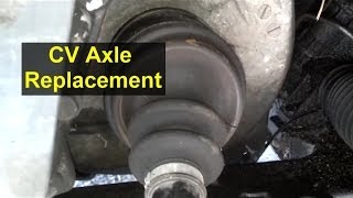 Front CV axle replacement for front wheel drive car or truck  VOTD [upl. by Adnocahs469]