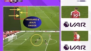 Why VAR TOOK Long To ALLOW Trossards GOAL vs Crystal Palace Arsenal vs Crystal Palace smithrowe [upl. by Leehar367]