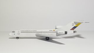 Airigami Planes Boeing 727100 assembly [upl. by Eskill]