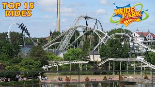 Top 15 Rides at Heide Park [upl. by Ellehcam575]