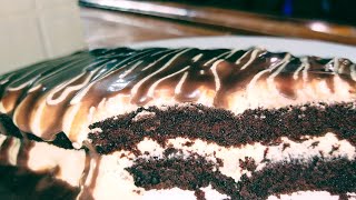 Tornado chocolate cheese cake recipe 🤤❤️ [upl. by Nordine]