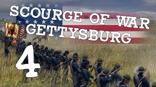 Episode 4 Scourge of War Gettysburg July 1st 200 PM Part 22 [upl. by Yeltsew41]