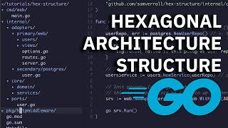 Hexagonal Architecture In Golang  Full Structure Example [upl. by Lovmilla]