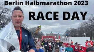 Berlin Halbmarathon 2023 RACE DAY [upl. by Wiencke163]