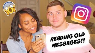 Couple Reads Old Messages I EXPOSE MY BOYFRIEND [upl. by Esilram]