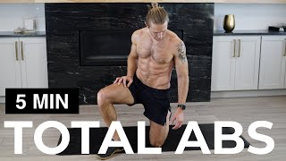 5 MIN ABS WORKOUT  TOTAL ABS WORKOUT [upl. by Hakvir440]