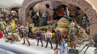 61 Star Wars figures all for Jabbas Palace using The Vintage Collection Boba Fett’s Throne Room [upl. by Asinet]