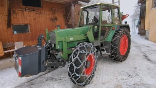 Holzen Januar 2024 Fendt Farmer 308 LS [upl. by Onitselec]