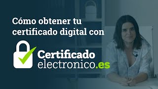 Cómo obtener tu certificado digital online paso a paso con CertificadoElectronicoes [upl. by Ayenet896]