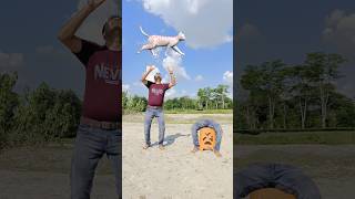 Matching twin brotherr flying body parts vs Eating candy egg amp Catching brown catt funny video😂😀 [upl. by Ecirb332]