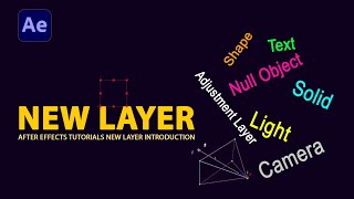 After effects New Layers Intruduction [upl. by Htnnek]