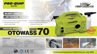 MESIN SEMPROTAN AIR  STEAM MOBIL MOTOR  PROQUIP OTOWASS70 PRESSURE WASHER [upl. by Allayne771]