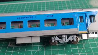 Indian Railways Models  Shatabdi Express model [upl. by Namron366]