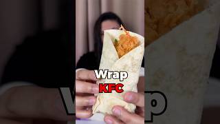 Provei o novo WRAP do KFC fastfood kfc wrap [upl. by Ary]