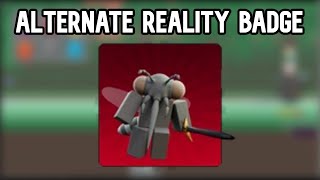 Block Tales Chapter 2  How to Get The quotAlternate Realityquot Badge  Roblox [upl. by Syl]