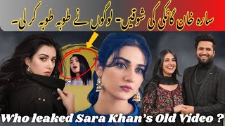 Pakistani Actress Sara Khan’s Viral Video  Singing Talent Revealed [upl. by Bill]