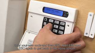 How to change Menvier alarm code  TS700 TS900 [upl. by Artkele]