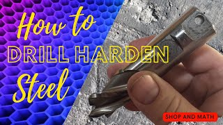 How to drill harden steel [upl. by Rhianna]