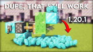 ALL WORKING DUPLICATION GLITCHES in Minecraft 1201 Java amp Bedrock [upl. by Afas430]