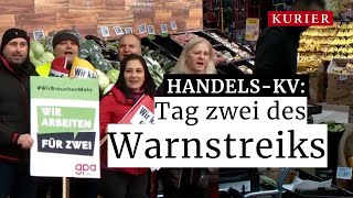 HandelsKV Zweiter Tag des Warnstreiks [upl. by Aramal]