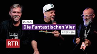 Die Fantastischen Vier I Open Air Lumnezia 2023 I Interview I RTR Musica [upl. by Nagem]