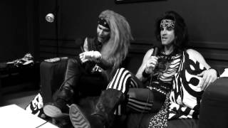 Interview Steel Panther talk Australian Girls Leprosy Radiohead and Lazy Eyes [upl. by Wharton]