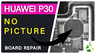 Huawei P30 EleL29 Turning On No Picture Logic Board Repair [upl. by Nauqad]