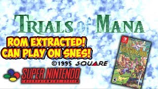 Trials Of Mana Rom Extracted From Switch Playable On Super Nintendo [upl. by Iadam997]