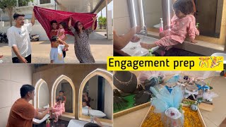 Engagement preparation🎊🎉 familyvlog kutch Bhoomipatelvlogs [upl. by Etnoed]