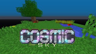 COSMIC SKY HAS BEEN RELEASED How to start the BEST Skyblock server [upl. by Christiane]