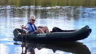 Motorizing a Sevylor Colorado Inflatable Canoe [upl. by Gersham]