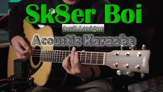 Avril Lavigne  Sk8er boi  Acoustic Karaoke  Guitar Cover  Skater boy [upl. by Walling]