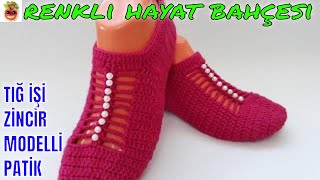 Tığ İşi ÇeyizlikPatik Modeli  Anlatımlı Yapılışı  Örgü Dantel Oya El İşi [upl. by Inajar]