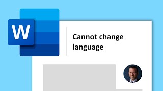 Cannot change Word language on windows  Fix language doesnt change while set correctly [upl. by Ahsiemal461]