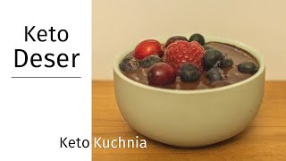 KETO Deser  Niskowęglowodanowy  Polewa Czekoladowa  LOW CARB [upl. by Etyak539]