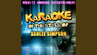 Invisible In the Style of Ashlee Simpson Karaoke Version [upl. by Alley]