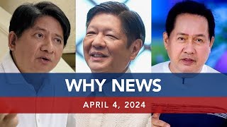 UNTV WHY NEWS  April 4 2024 [upl. by Aehsa]