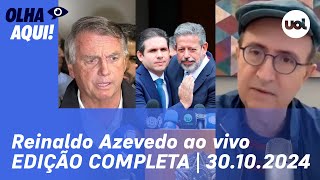 Reinaldo Azevedo Bolsonaro e anistia do 81 corte de gastos sucessão de Lira  Olha Aqui ao vivo [upl. by Ellen345]