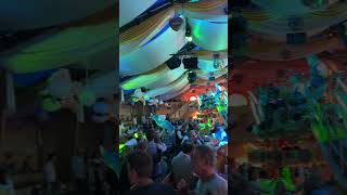 A conga line dance in the tent with amazing people 💃congaline congadance oktoberfestvibes [upl. by Michaela]