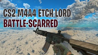 M4A4 Etch Lord BattleScarred  CS2 Skin Showcase 612 [upl. by Dupre]