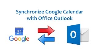 How to Synchronize Google Calendar with Outlook 365 2016 2013 2010 and 2007 [upl. by Hootman]