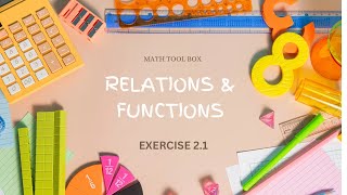 Explore the world of Relations amp Functions Relations and functions in 5 min Exercise 21 [upl. by Neve]