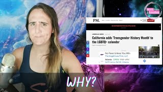 Trans Woman Reacts CA Gov Gavin Newsom adds Transgender History Month to the states calendar [upl. by Malina]