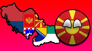 Forming Balkan Slavic Union in Age of History 2 as North Macedonia  Countryball UWUT Engine MOD [upl. by Leiser365]